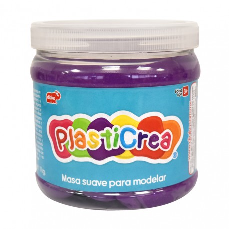 BU-2567  PLASTICREA MORADA 1KG-JuguetesPolar-BU-2567