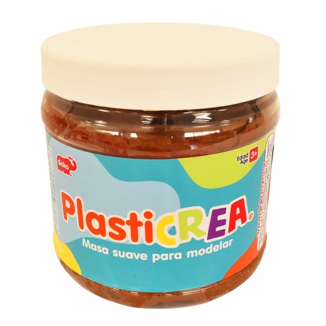 BU-2543  PLASTICREA CAFE 1KG-JuguetesPolar-BU-2543