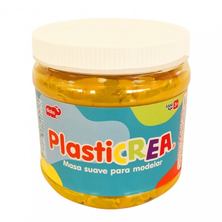 BU-9056  PLASTICREA AMARILLO 1 KG.-JuguetesPolar-BU-9056