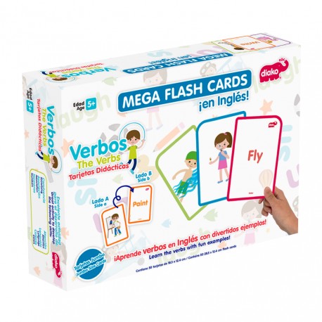 BU-F1805  FLASH CARDS VERBOS-JuguetesPolar-BU-F1805