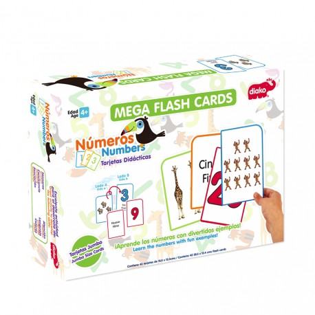 BU-F6956  FLASH CARDS NÚMEROS-JuguetesPolar-BU-F6956